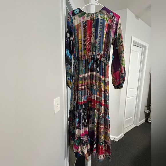 Johnny Was Sonnet Dixie Silk Dress - Picture 2 of 7